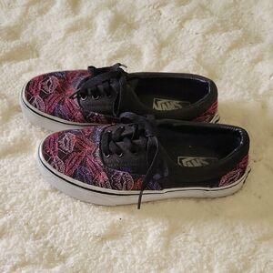 Like New Embroidered Vans Shoes